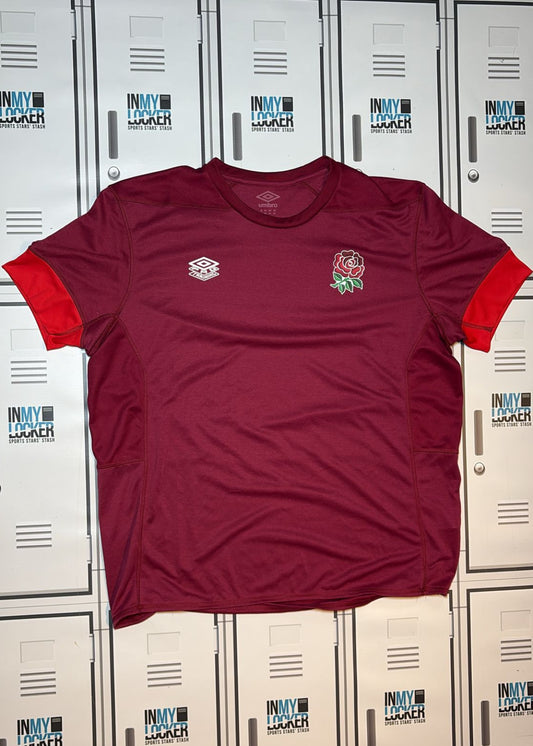 Tom Willis - England Rugby Umbro Gym T-Shirt [Red]