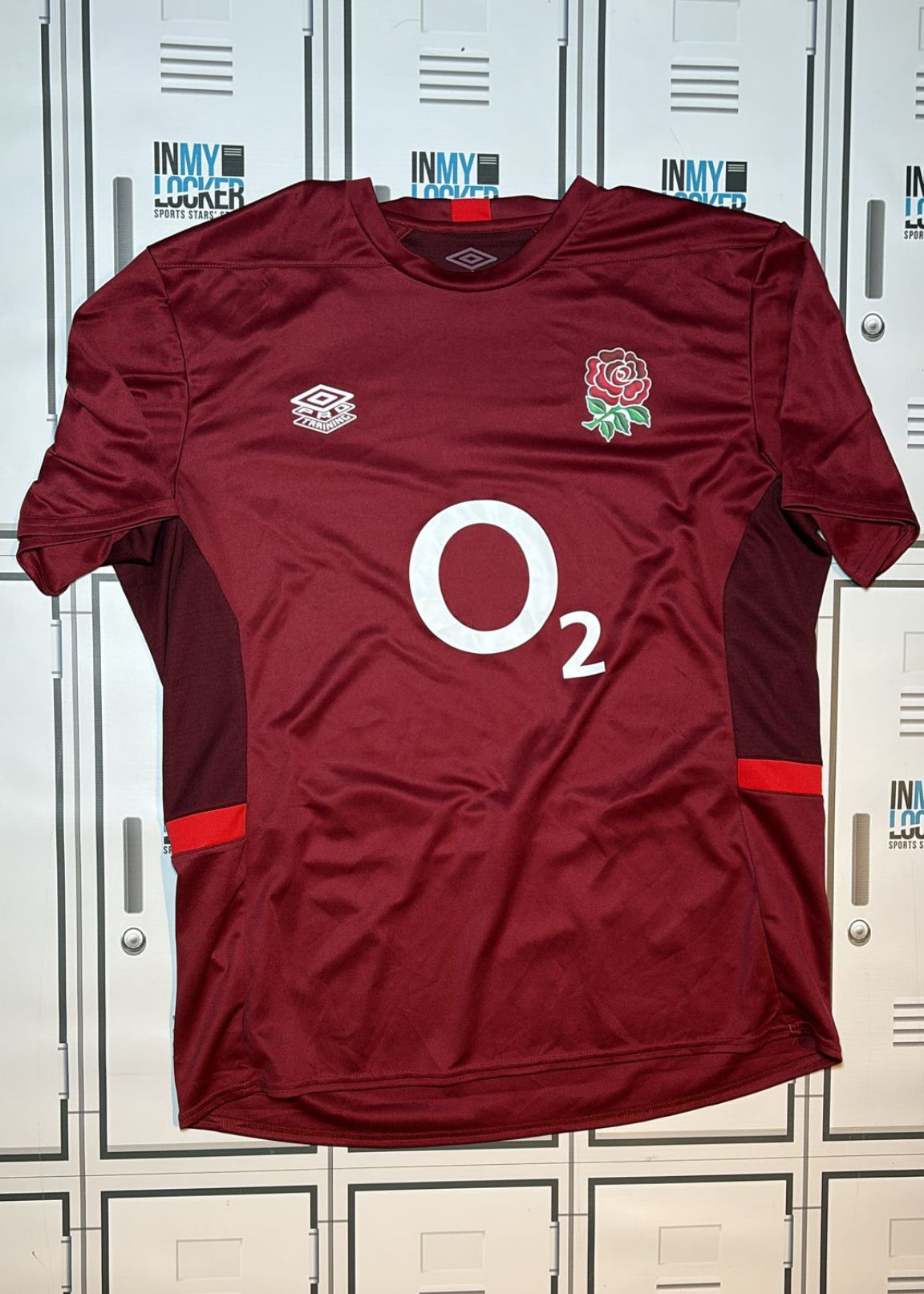 Tom Willis - England Rugby Umbro Gym T-Shirt [Red]