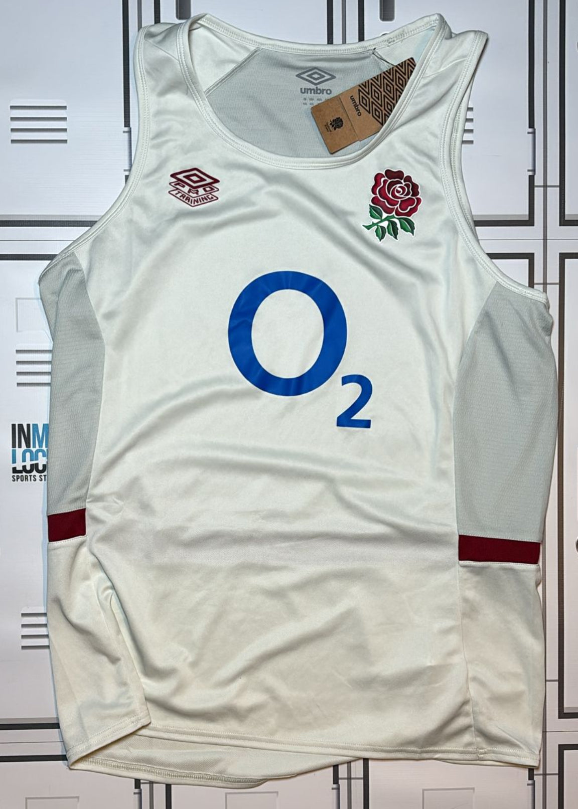 Tom Willis - England Rugby Umbro Gym Vest [White]
