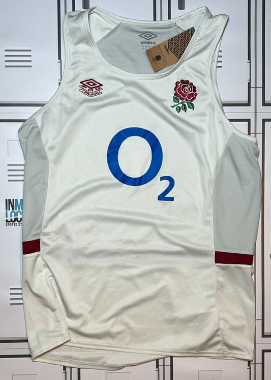 Tom Willis - England Rugby Umbro Gym Vest [White]