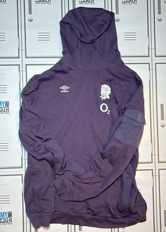 Tom Willis - England Rugby Umbro Overhead Hoodie [Purple]