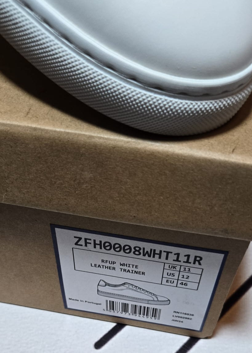 Charles Tyrwhitt England Leather Trainers [White]