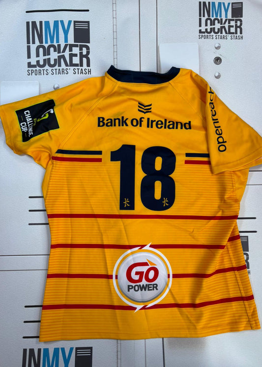 Ulster Rugby - Ulster EPCR Challenge Cup Match Sub Shirt (No.18) [Yellow]