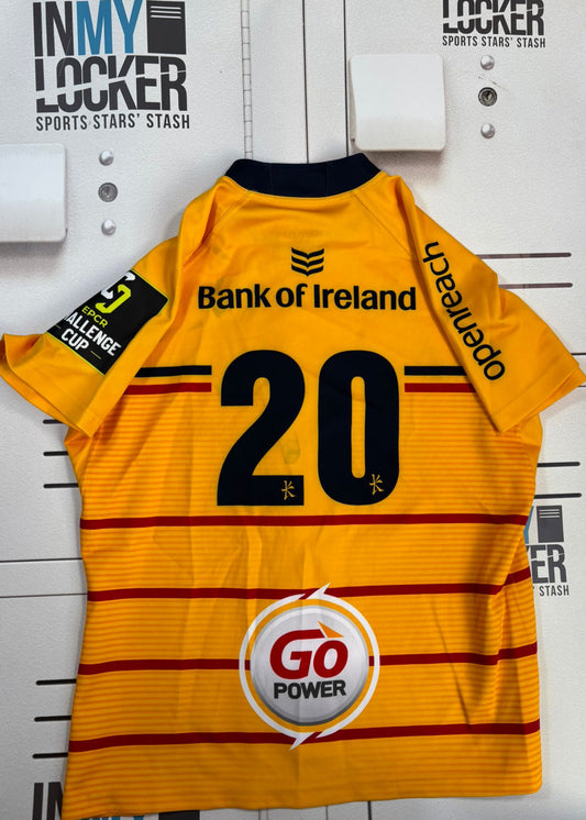 Ulster Rugby - Ulster EPCR Challenge Cup Match Sub Shirt (No.20) [Yellow]