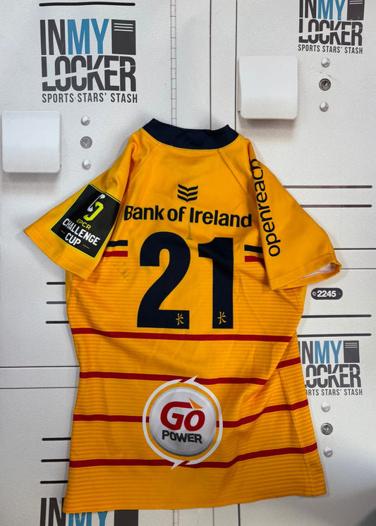 Ulster Rugby - Ulster EPCR Challenge Cup Match Sub Shirt (No.21) [Yellow]