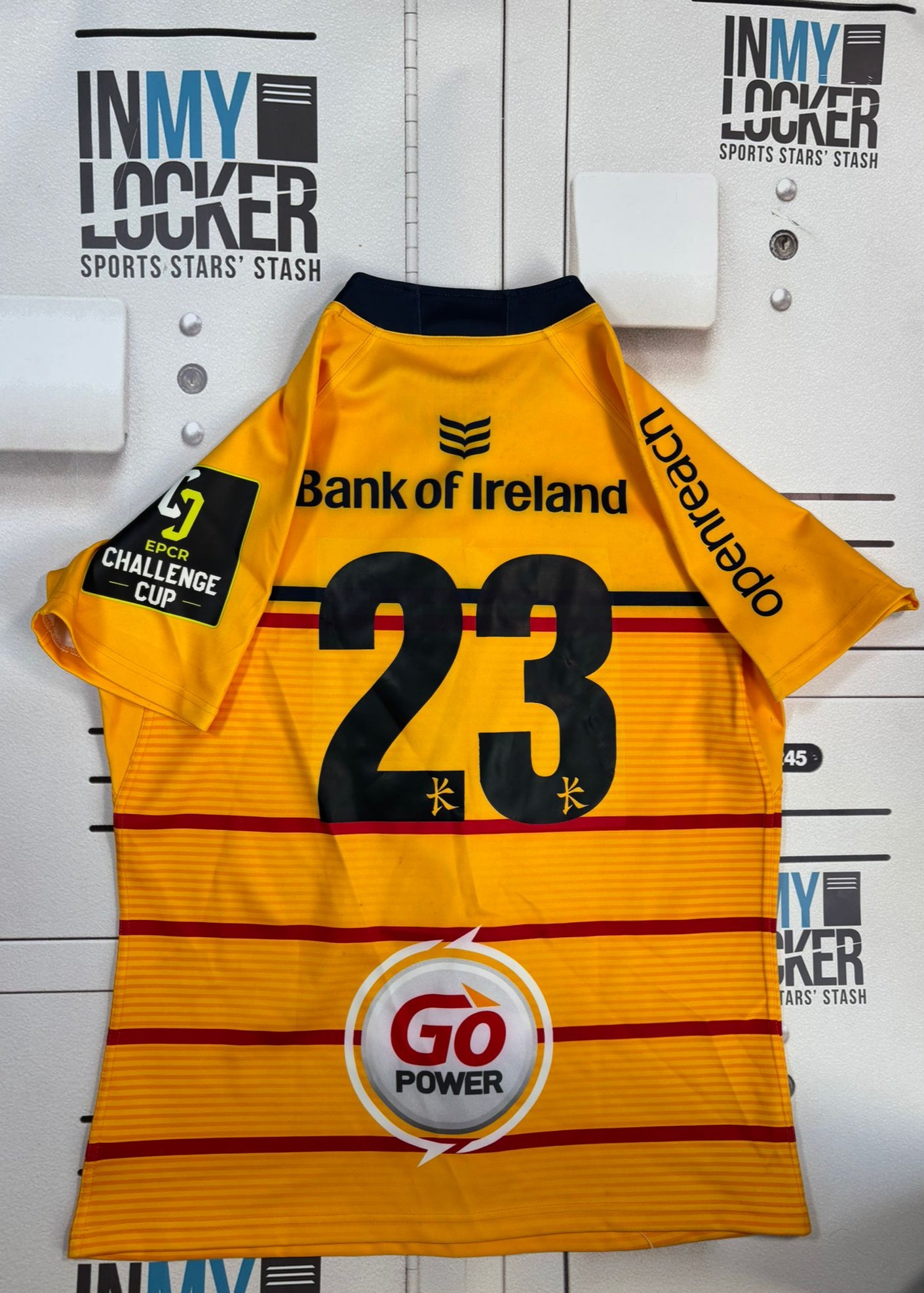 Ulster Rugby - Ulster EPCR Challenge Cup Match Sub Shirt (No.23) [Yellow]