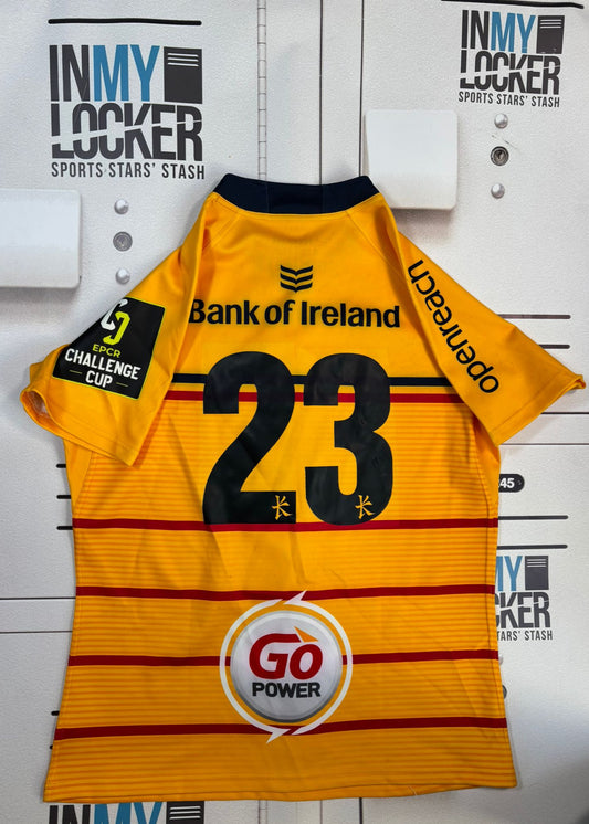 Ulster Rugby - Ulster EPCR Challenge Cup Match Sub Shirt (No.23) [Yellow]