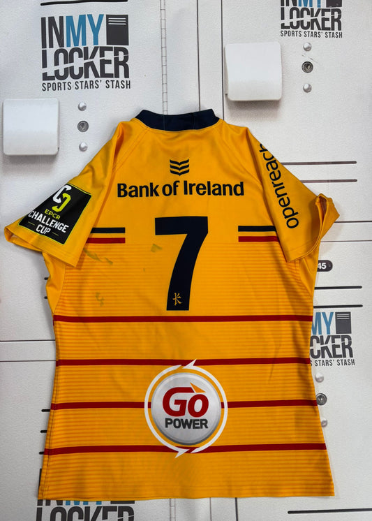 Ulster Rugby - Ulster EPCR Challenge Cup Match Shirt (No.7) [Yellow]