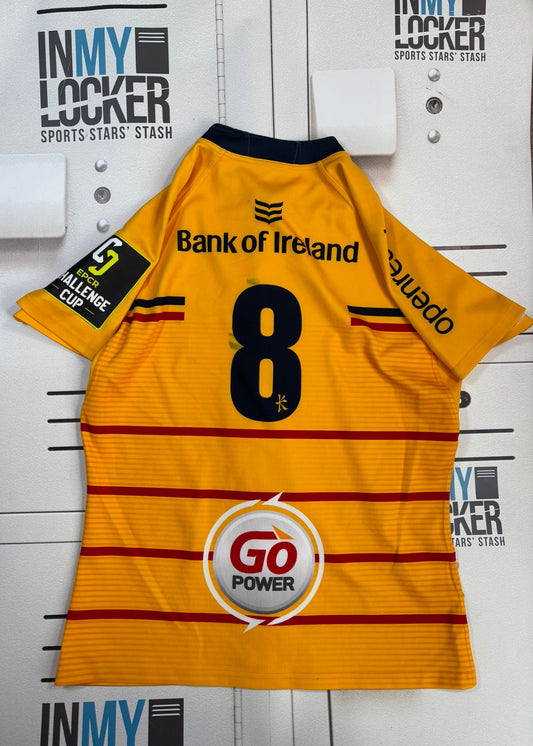 Ulster Rugby - Ulster EPCR Challenge Cup Match Shirt (No.8) [Yellow]