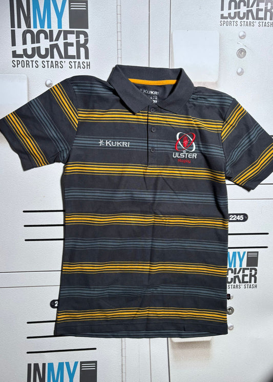 Ulster Rugby - Gym Polo Shirt [Grey & Yellow]