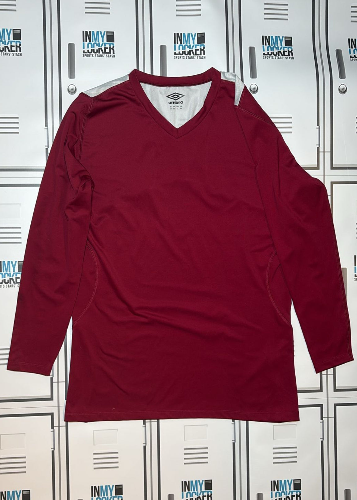 Umbro Base Layer Top [Red and White]