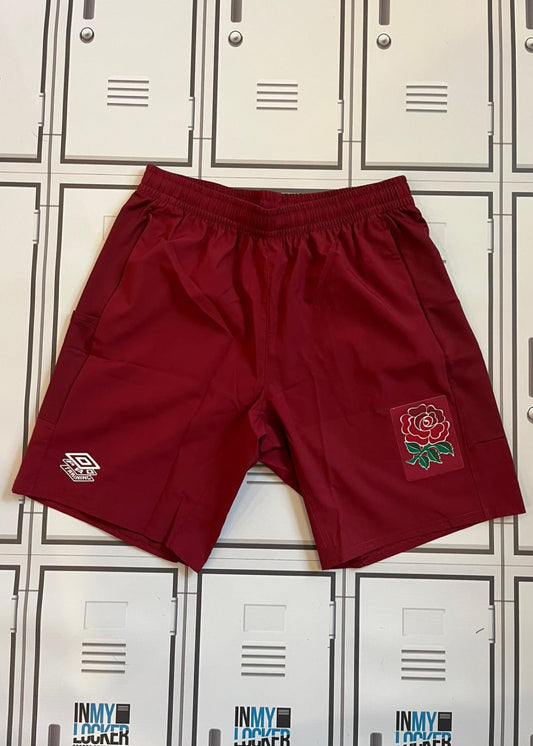 Umbro England Rugby Training Shorts [Red]