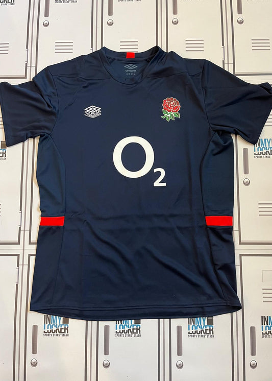 England Rugby Umbro Training T-Shirt [Navy]