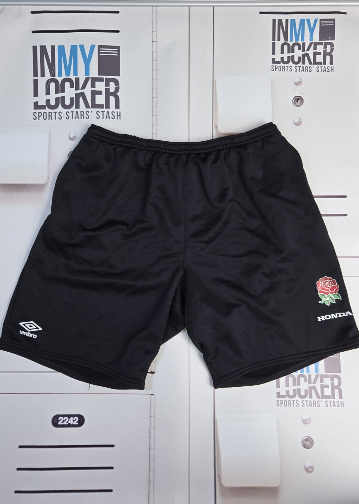 Will Hobson - England Rugby Gym Shorts [Black]
