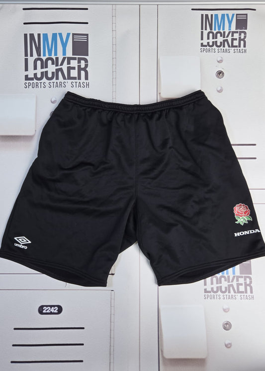 Will Hobson - England Rugby Gym Shorts [Black]