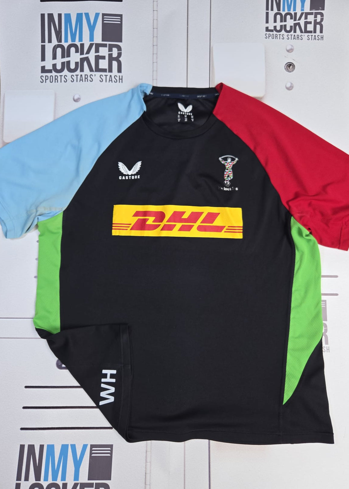 Will Hobson - Harlequins Castore  Initialled Gym T-Shirt [Black]