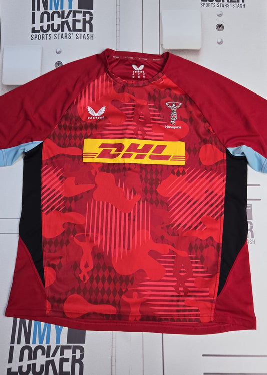 Will Hobson - Harlequins Castore Gym T-Shirt [Red]