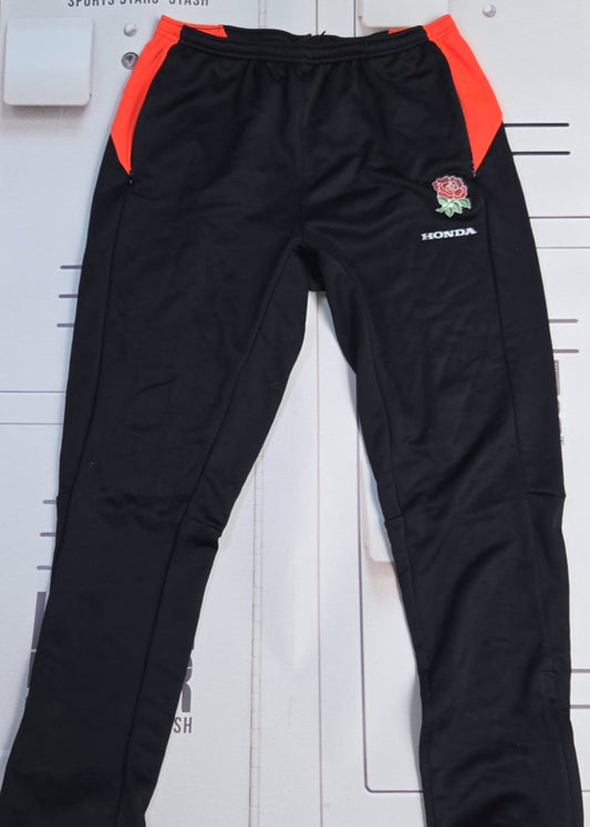 Will Hobson - England Rugby Tracksuit Bottoms [Black]
