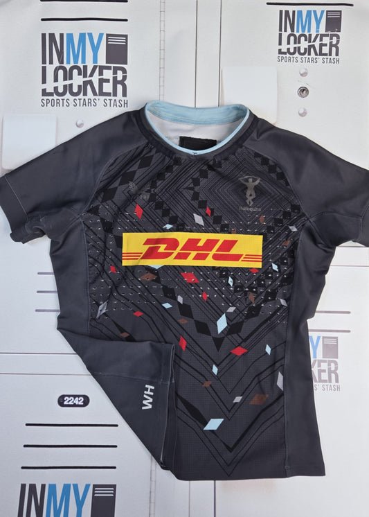 Will Hobson - Initialled Harlequins Castore Training Shirt [Black]