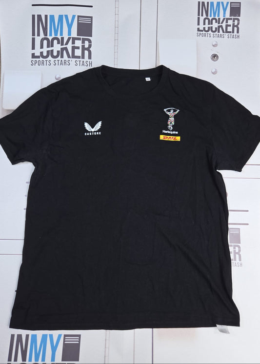 Will Hobson - Harlequins Castore Rugby Casual T-Shirt [Black]