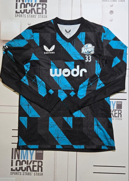 Worcester County Cricket Club Worcester Rapids Long Sleeve Sweatshirt [Black & Blue]