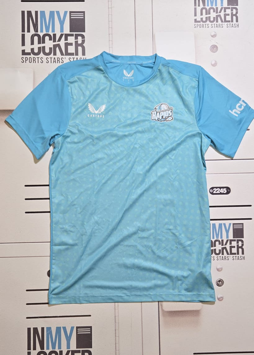 Worcestershire County Cricket Club Worcester Rapids Short Sleeve Training Top [Blue]