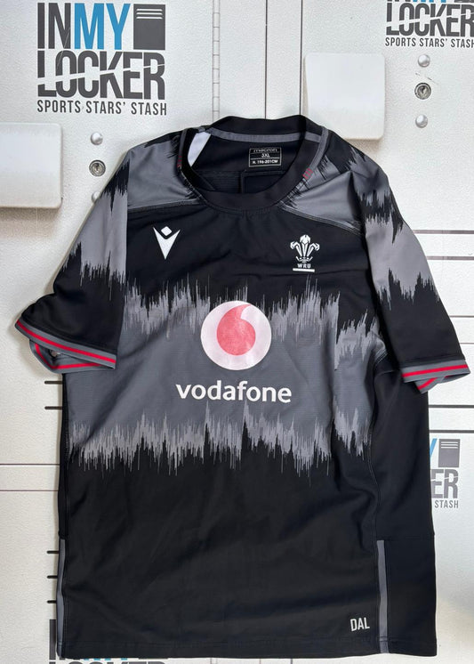Wales Rugby - Initialled Squad Training Shirt [Black]