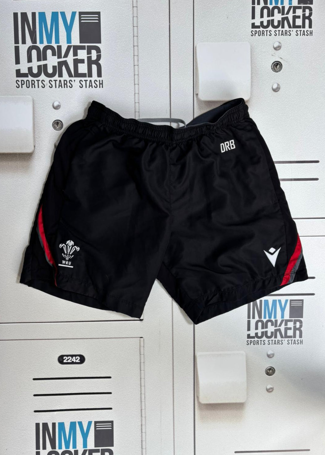 Wales Rugby - Squad Gym Shorts [Black]