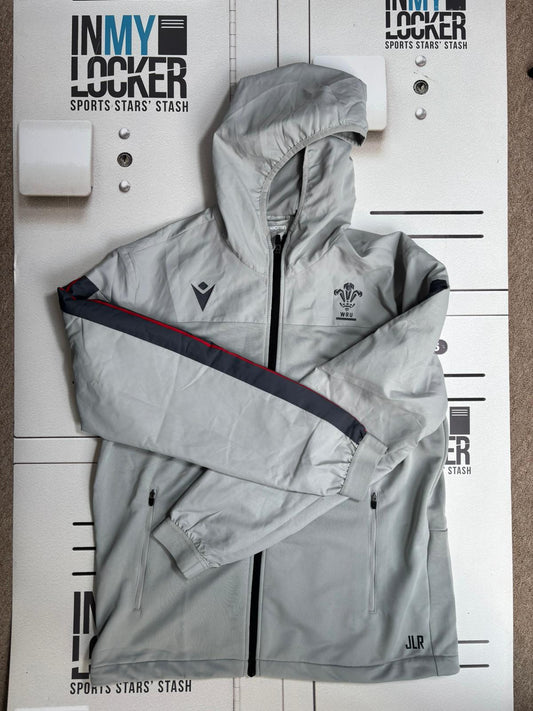 Wales Rugby - Initialled Squad Zip-up Training Jacket [Grey]