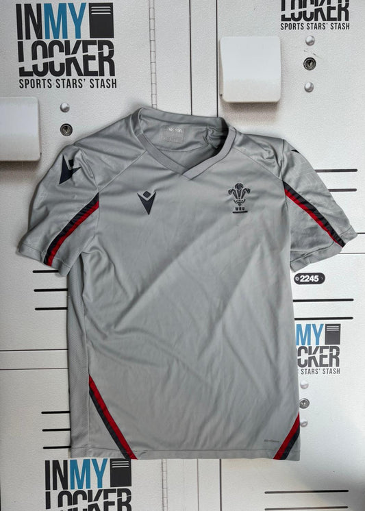 Wales Rugby - Intialled Squad Training Shirt [Grey]