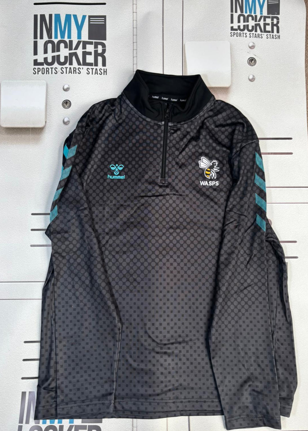 Elliott Stooke - Wasps Rugby 1/4 Zip Training Jacket [Grey]