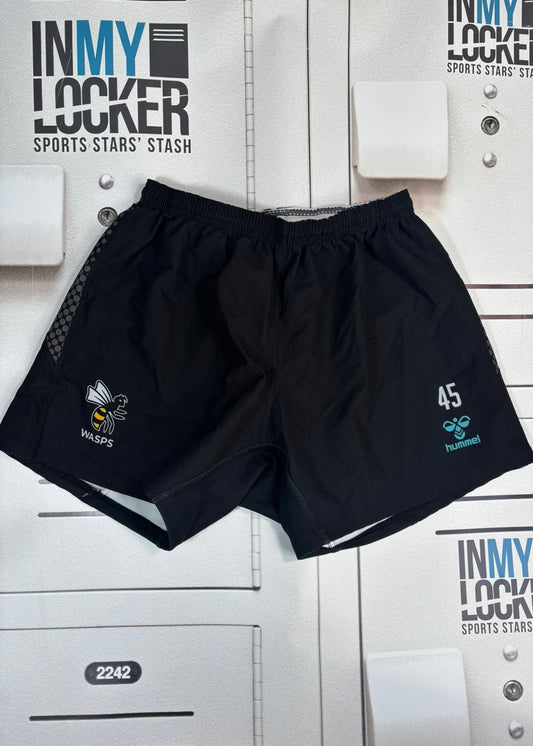 Elliott Stooke - Wasps Rugby Training Shorts [Black]