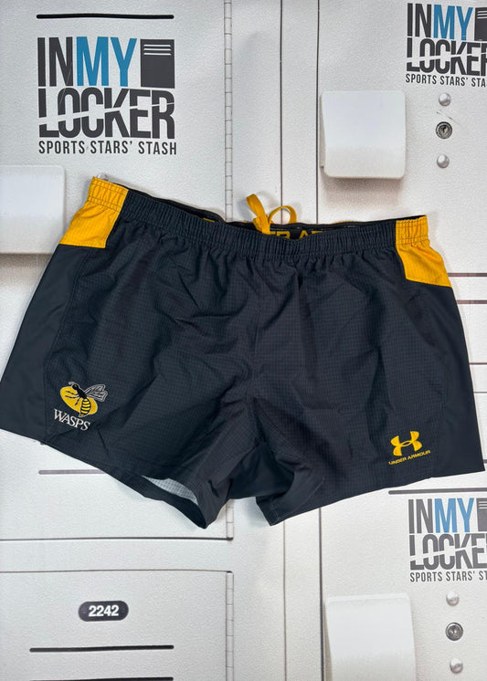 Elliott Stooke - Wasps Rugby Playing/Training Shorts [Grey]