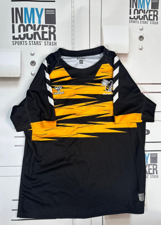 Elliott Stooke - Wasps Rugby Gym T-Shirt [Black & Yellow]