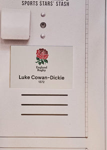 Luke Cowan-Dickie - England Rugby Changing Room Name Plate [White]