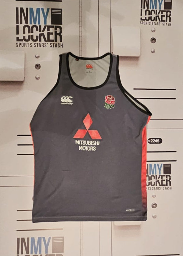 Max Malins - England Rugby Gym Vest [Grey]