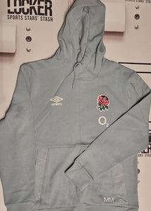 Max Malins - England Rugby Hooded Jumper [Light Blue]