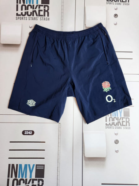 Max Malins - England Rugby Gym Shorts [Blue]