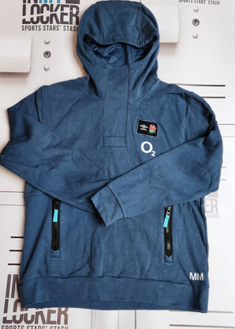 Max Malins - England Rugby Hooded Jumper [Blue]