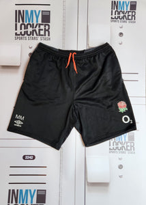 Max Malins - England Rugby Gym Shorts [Black]