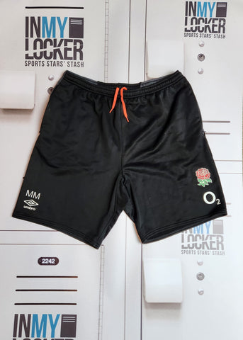 Max Malins - England Rugby Gym Shorts [Black]