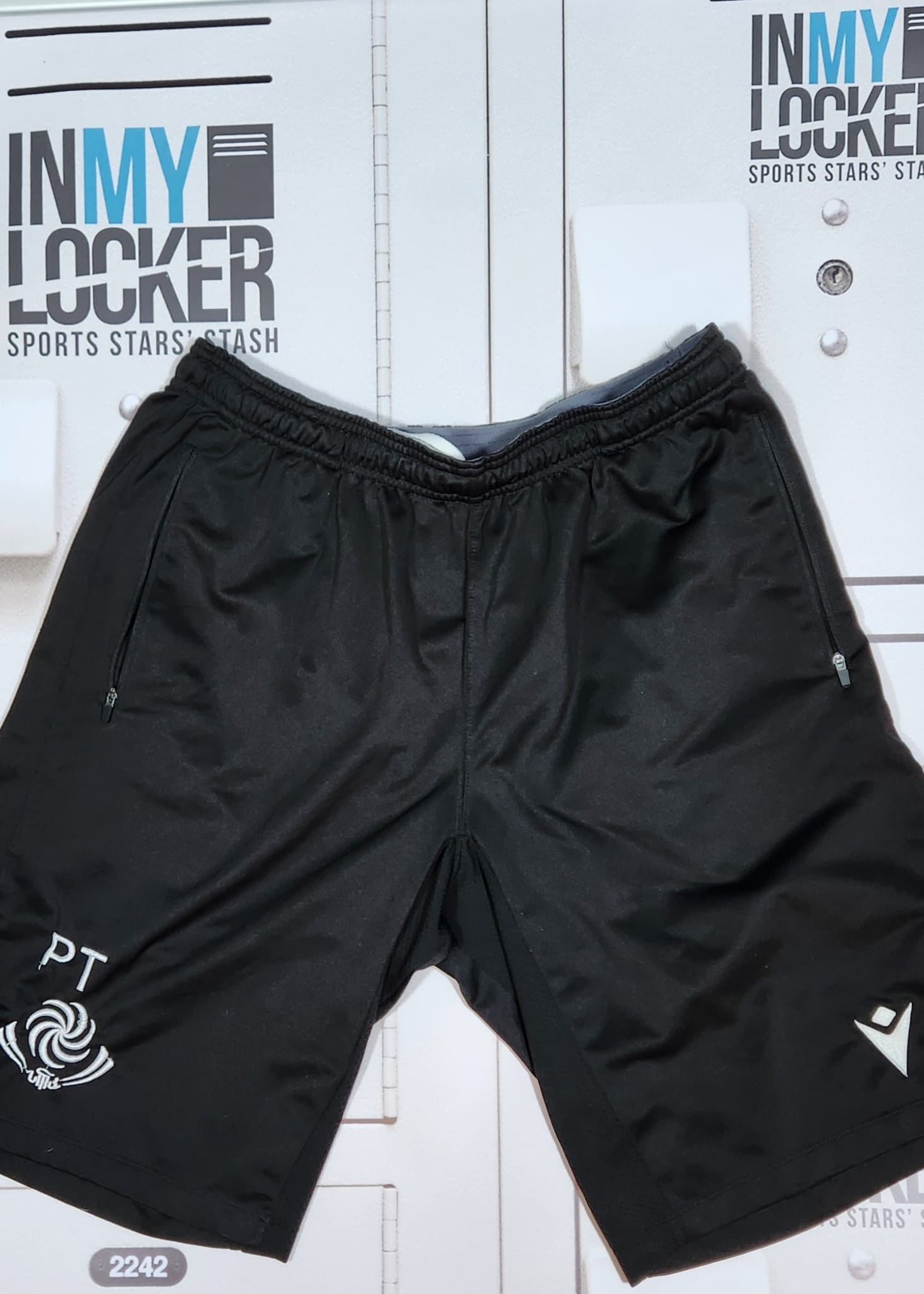 Georgia Rugby - Long Knit Shorts [Black]