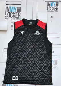 Georgia Rugby - Gym Vest [Black & Red]