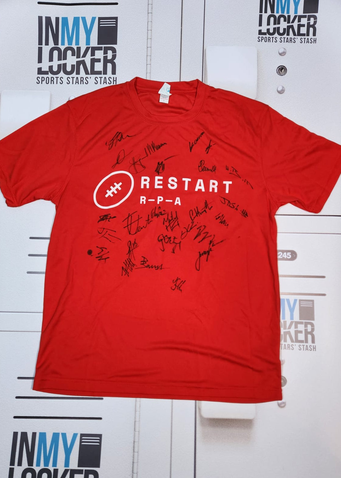 Worcester Warriors - Signed Restart T-Shirt [Red]