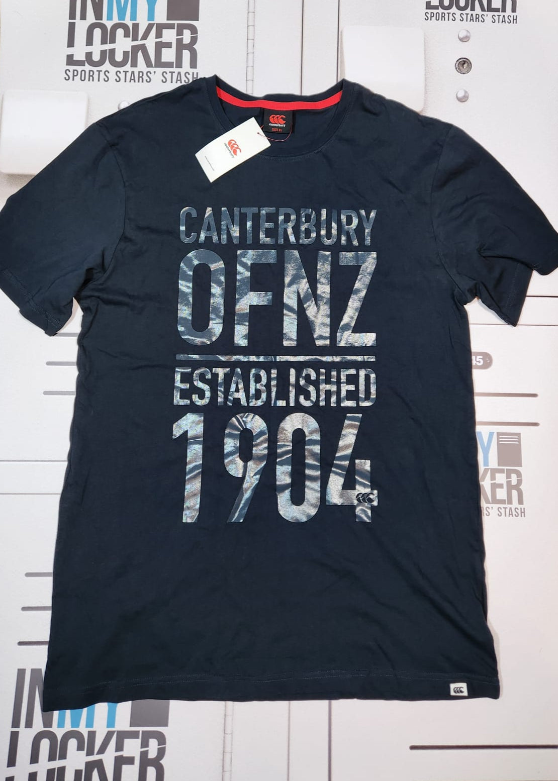 Canterbury Original Leisure T-Shirt [Black and Grey]