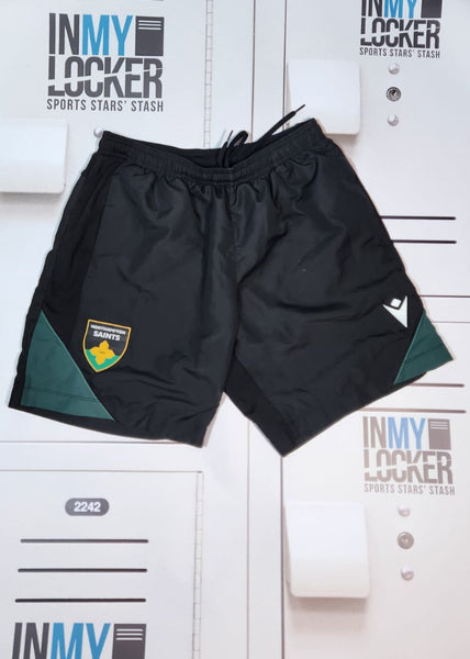 Tom Cruse - Northampton Saints 24/25 Season Gym Shorts [Black and Green]