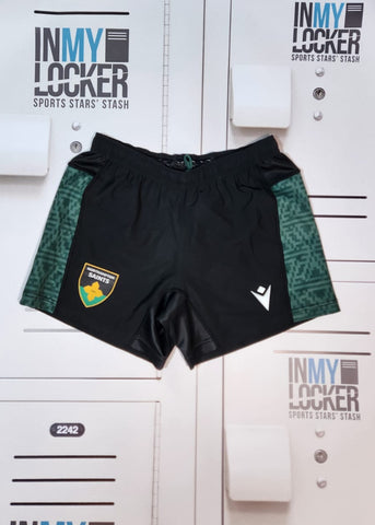 Tom Cruse - Northampton Saints 24/25 Season Playing Shorts [Black and Green]