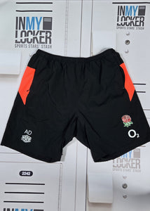 Alex Dombrandt - England Gym Shorts [Black / Red]