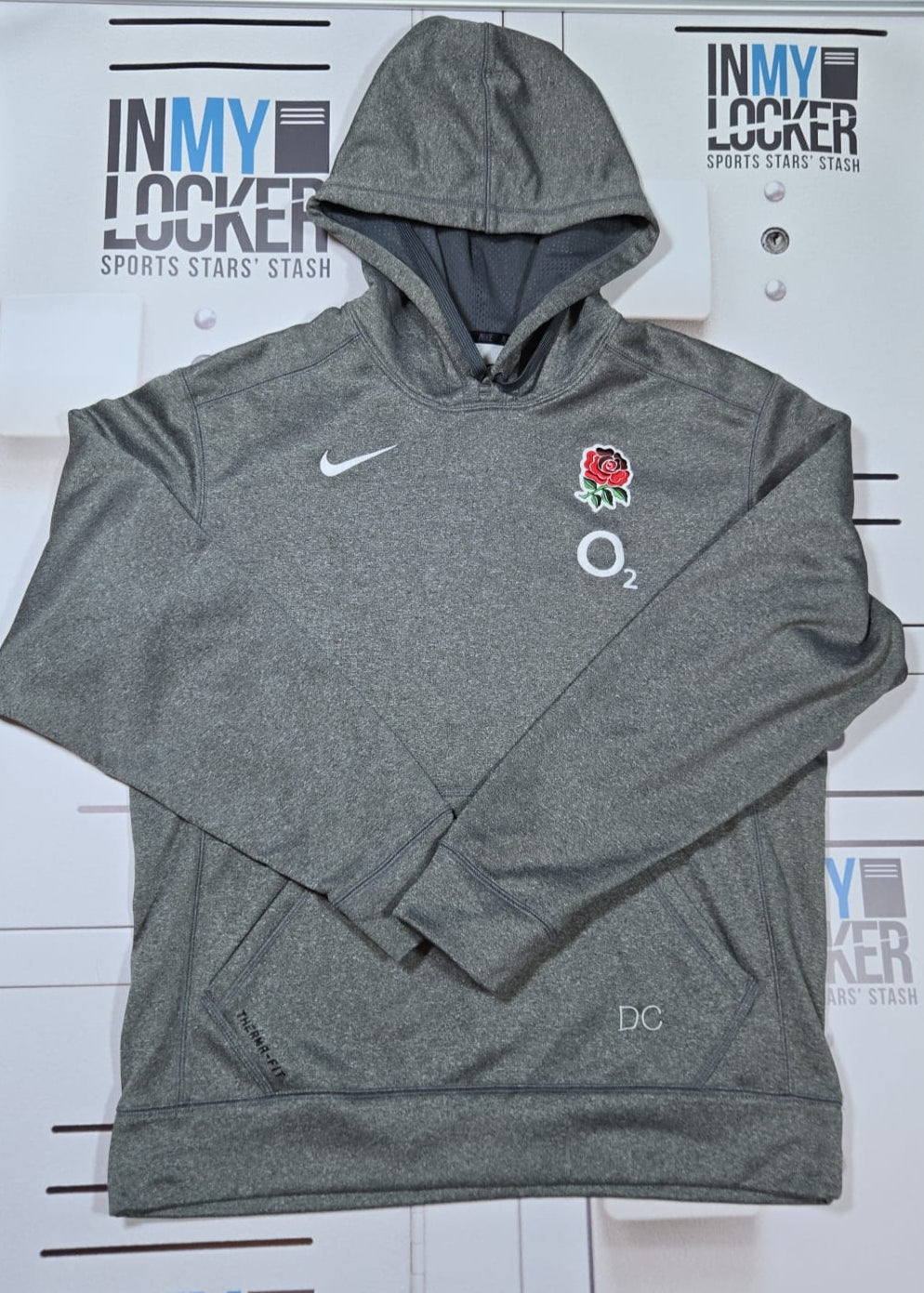 Danny Care - England Rugby Overhead Hoodie [Grey]