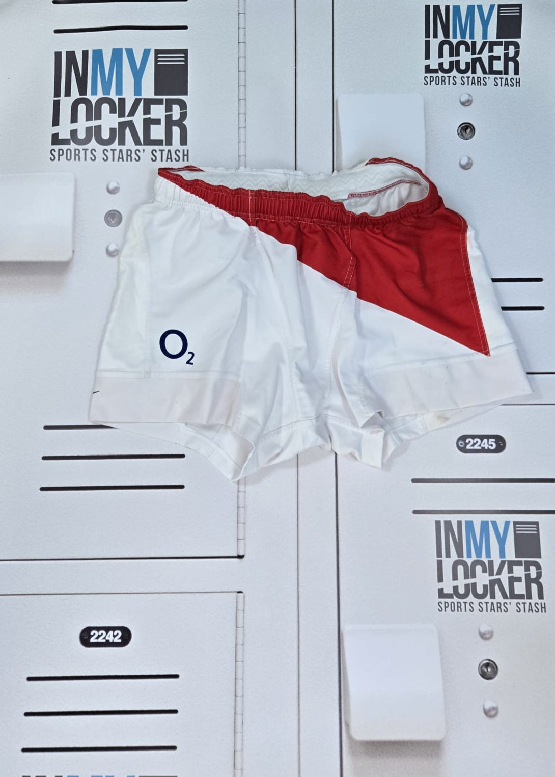 England Rugby Home Pro Shorts [White]